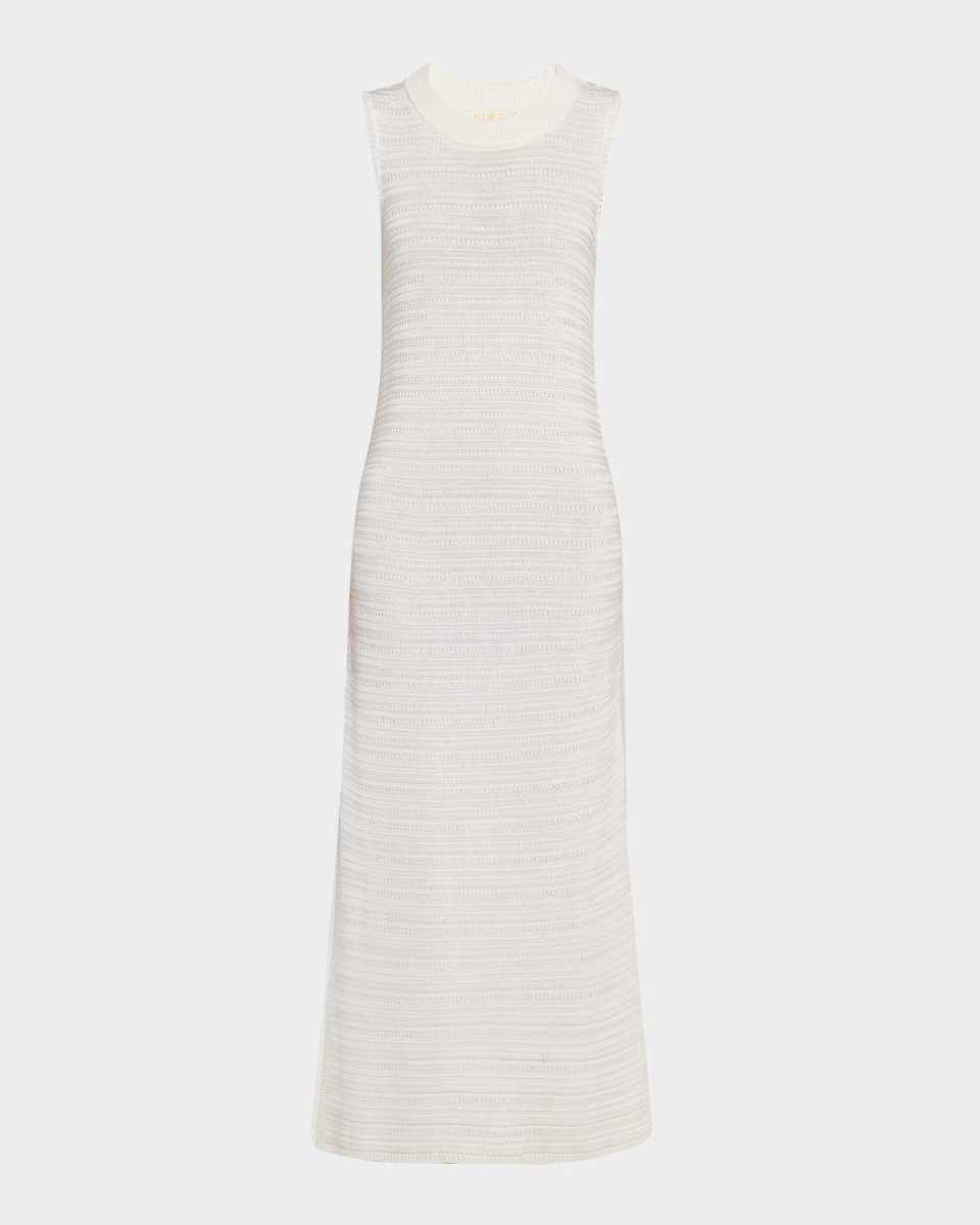 Isla Sleeveless Textured Knit Maxi Dress
